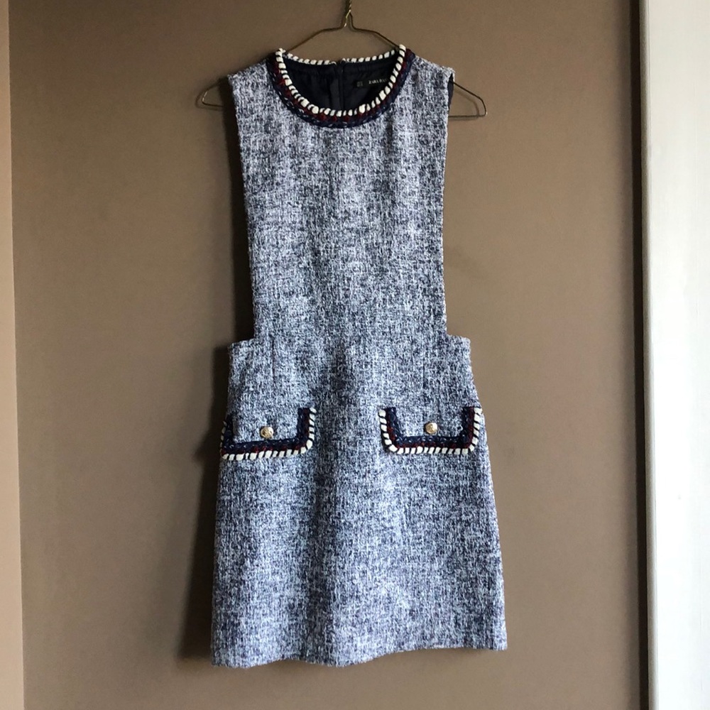 Zara pinafore dress